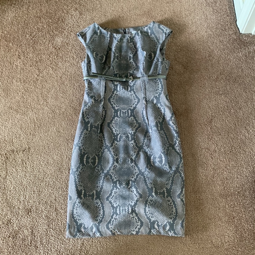 🌻 HOST PICK 🌻 Calvin Klein Snakeskin Patterned Dress with Belt - Picture 2 of 7